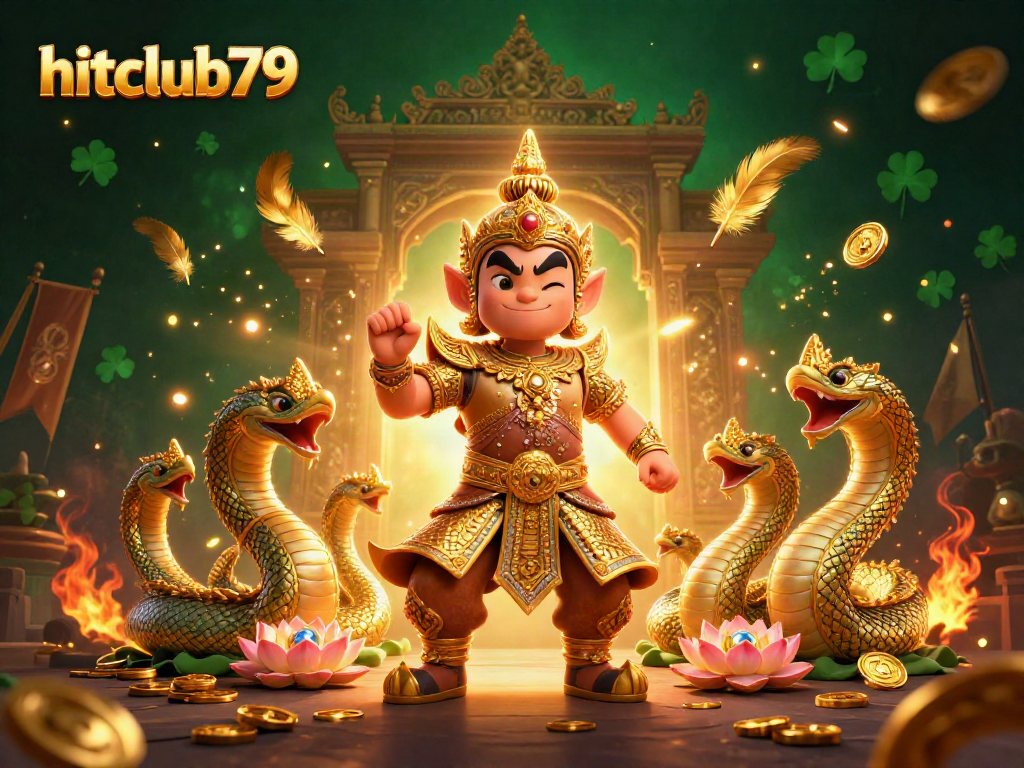 Experience the thrilling atmosphere of hitclub79 with vibrant characters and dynamic casino elements.
